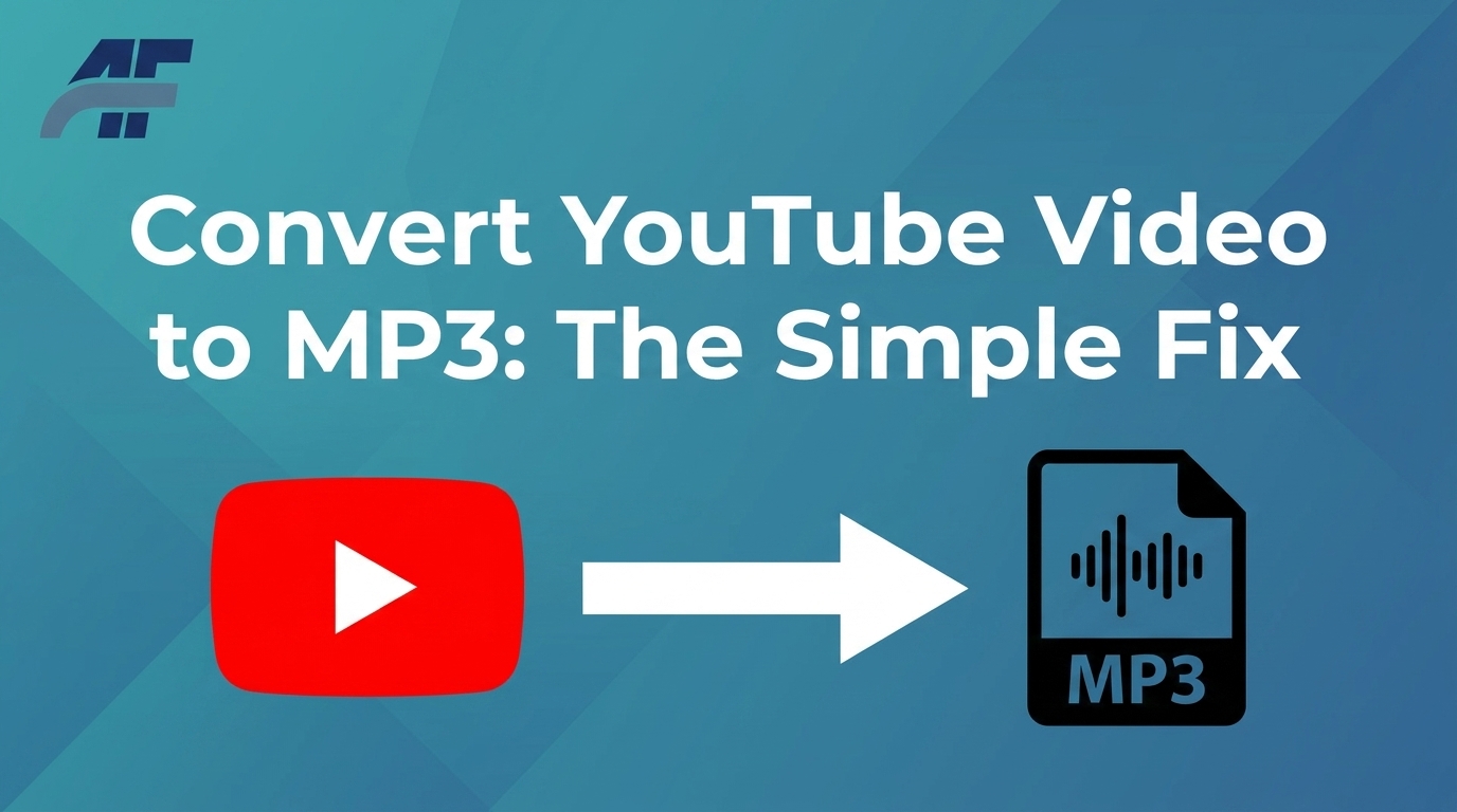 Convert YouTube Video to MP3: The Simple Fix