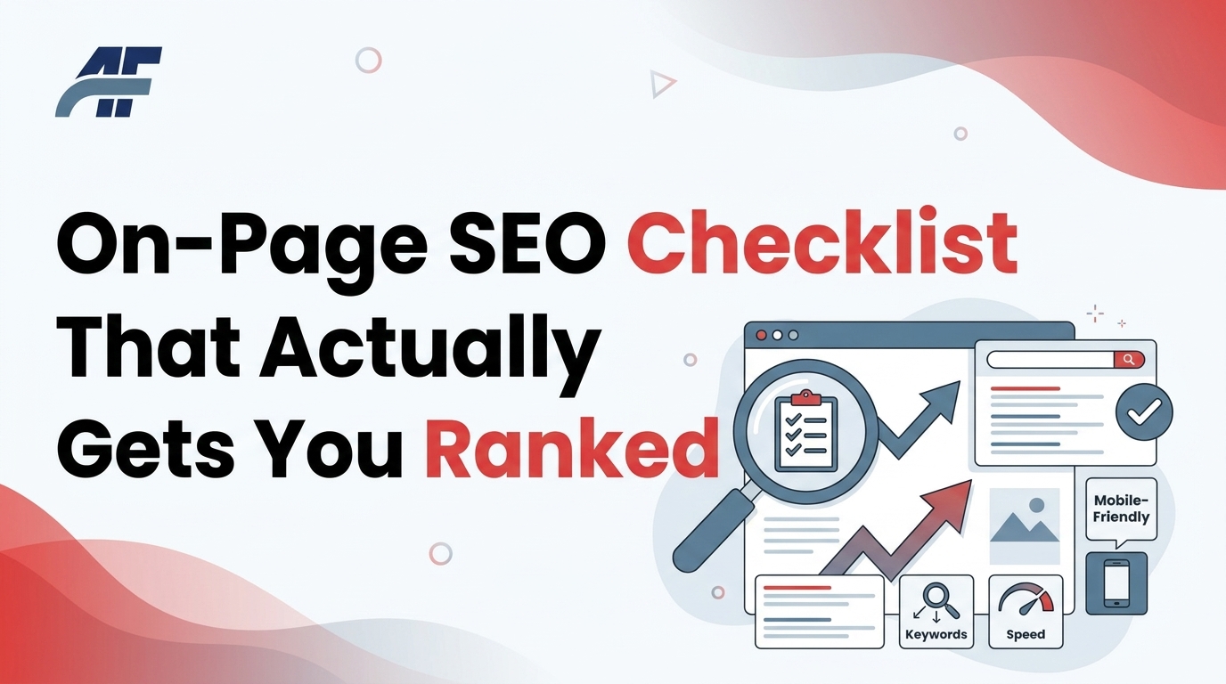 On-Page SEO Checklist That Actually Gets You Ranked