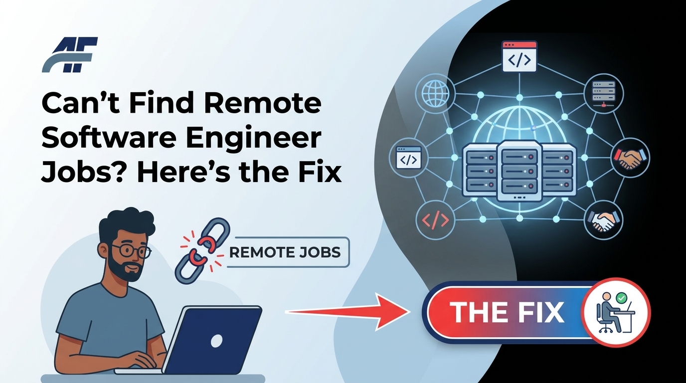 Can't Find Remote Software Engineer Jobs? Here's the Fix